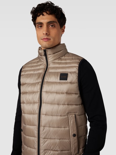 BOSS Orange Bodywarmer met labelpatch, model 'Odeno' Beige - 3