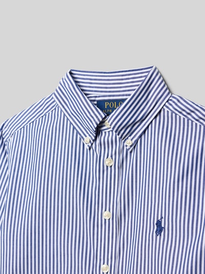 Polo Ralph Lauren Teens Regular fit zakelijk overhemd met button-downkraag Marineblauw - 2