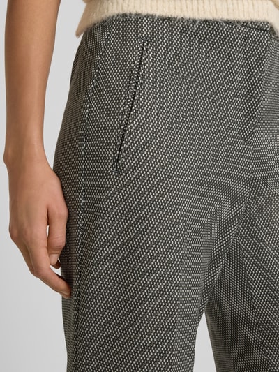 BOSS Slim fit broek van viscosemix, model 'TALIA_LONG1' Zwart - 3