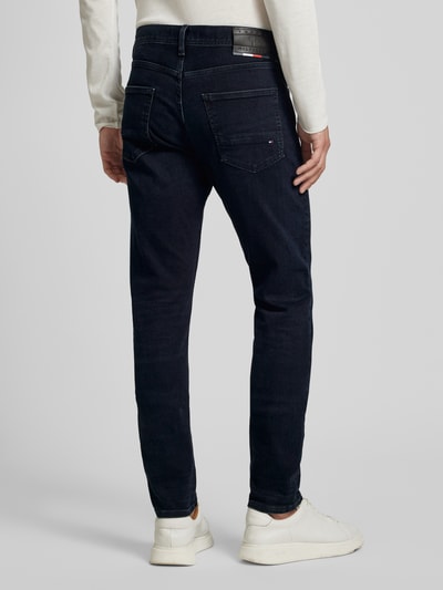 Tommy Hilfiger Tapered fit jeans in 5-pocketmodel, model 'HOUSTON' Donkerblauw - 5