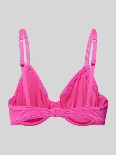 LASCANA Góra od stroju kąpielowego z marszczeniami Mocnoróżowy 3