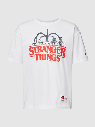 CHAMPION T-Shirt mit Print - Champion x Stranger Things Weiss 2