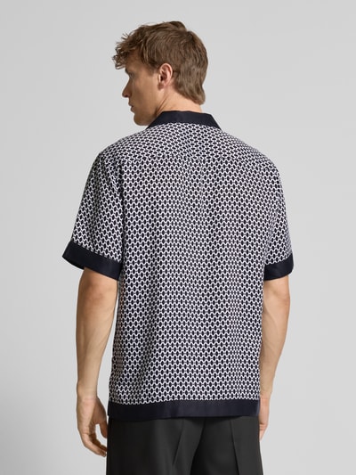 Strellson Regular fit poloshirt van lyocell, model 'CAO' Zwart - 5