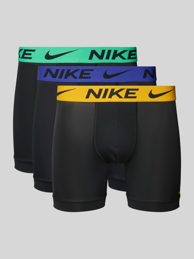 Nike Dry-fit boxershort met logoband in een set van 3 stuks Zwart - 1