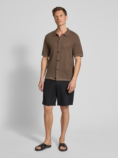 Jack & Jones Premium Koszula casualowa z listwą guzikową model ‘AARTO’ Średniobrązowy 1