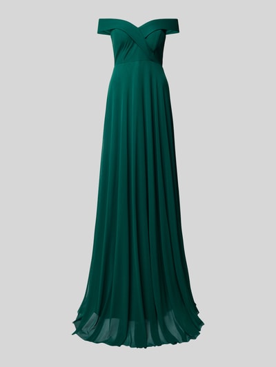 TROYDEN COLLECTION Abendkleid im Stufen-Look Smaragd 2