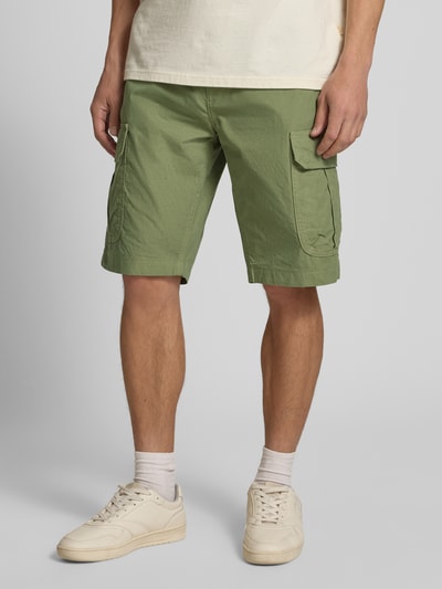 Tommy Jeans Szorty cargo o kroju regular fit z czystej bawełny model ‘OTIS’ Oliwkowy 4