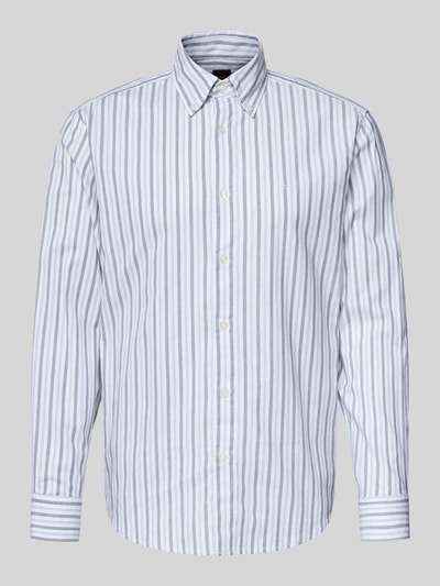 BOSS Orange Slim fit vrijetijdsoverhemd van katoenmix, model 'RICOPLUS_M' Offwhite - 2