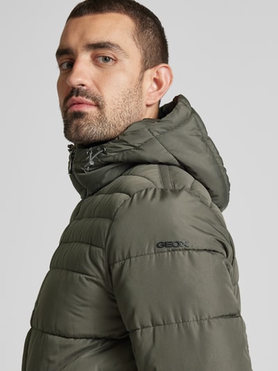 Geox Steppjacke mit Kapuze Oliv 3