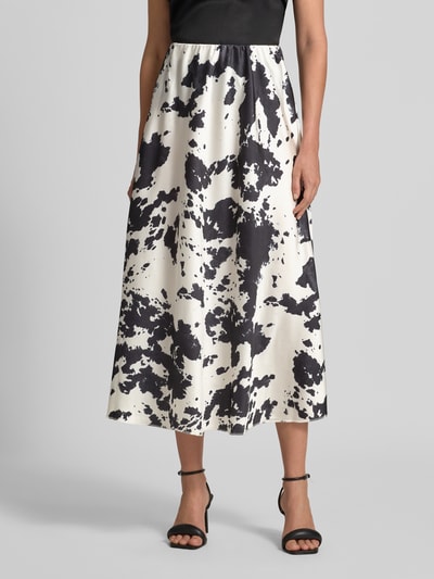 ZABAIONE Midirok met elastische band, model 'Na44ia' Zwart - 4