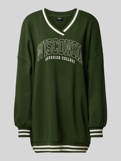 Only Sweatkleid aus Baumwoll-Mix Modell 'NIA' Gruen 2