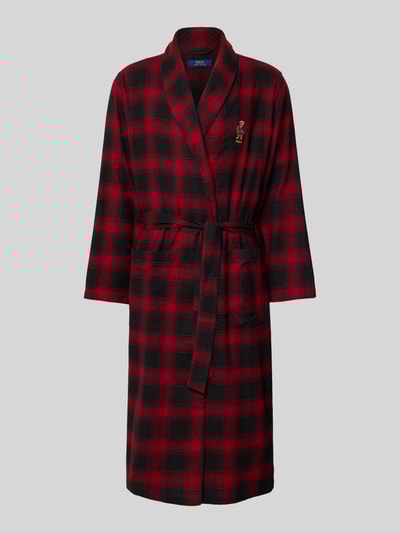 Polo Ralph Lauren Underwear Bademantel mit Taillengürtel Rot 1