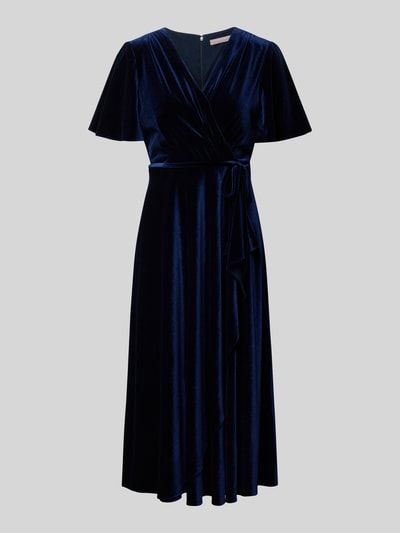 Christian Berg Cocktail Sukienka koktajlowa z dekoltem w serek Ciemnoniebieski melanż 2