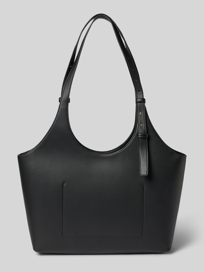 Tommy Hilfiger Shopper in de look van generfd leer Zwart - 4