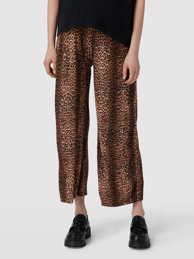 Mamalicious Umstands-Hose mit Animal-Print Modell 'Aora' Black 4