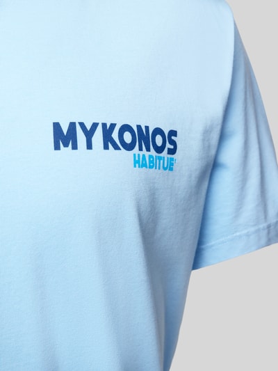 MC2 Saint Barth T-shirt met statementprint Lichtblauw - 2