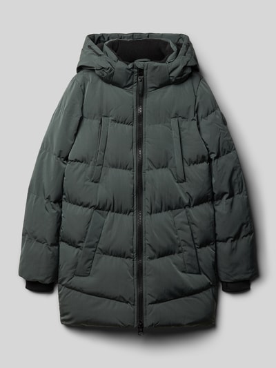 CARS JEANS Steppjacke mit Kapuze Modell 'MAYSAY' Dunkelgruen 1