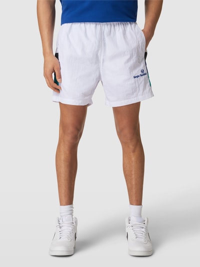 SERGIO TACCHINI Shorts mit Logo-Stitching Modell 'MACAO' Weiss 4