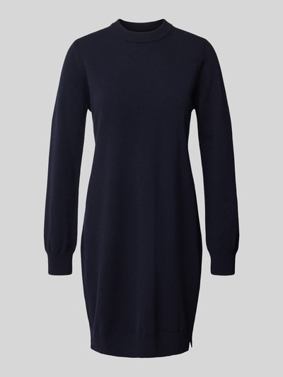 Gant Wollkleid mit Rundhalsausschnitt Modell 'SUPERFINE LAMBSWOOL' Dunkelblau 2