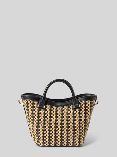 GUESS Handtasche mit Label-Applikation Modell 'ATALIA MINI TOTE' Black 4