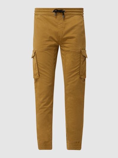 Alpha Industries Cargohose mit Label-Details Modell 'Twill' Sand 2