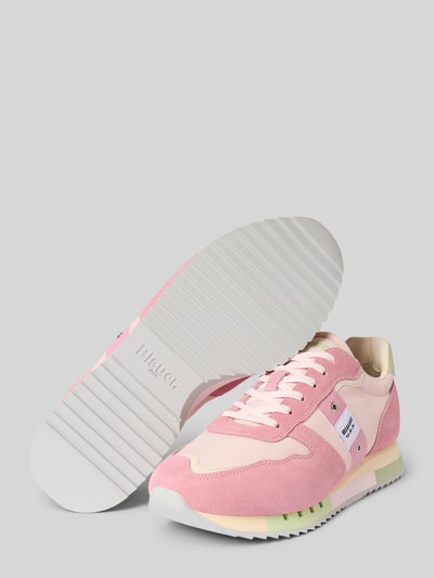 Blauer USA Sneaker mit Label-Details Modell 'MELROSE02' Pink 4