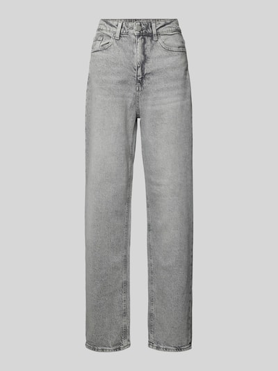 Vila Straight fit jeans in 5-pocketmodel, model 'VIKELLY' Lichtgroen - 2