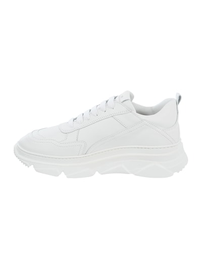 Copenhagen Sneaker Wedges aus Leder Weiss 4