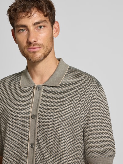 Cinque Regular Fit Poloshirt mit Knopfleiste Modell 'Janne' Schilf 3