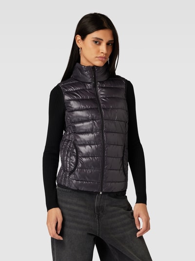 QS Bodywarmer met opstaande kraag Antraciet - 4