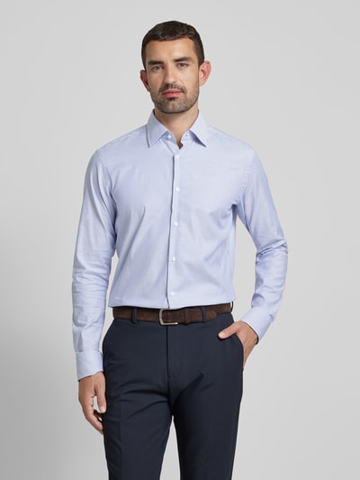 BOSS Regular Fit Business-Hemd mit Kentkragen Modell 'Joe' Blau 4