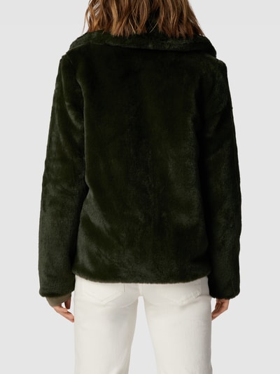 Jake*s Collection Jacke aus Kunstfell Dunkelgruen 5