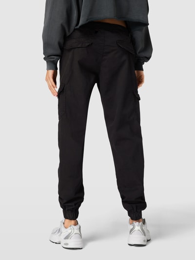 URBAN CLASSICS High Waist Cargohose mit Tunnelzug Schwarz 5