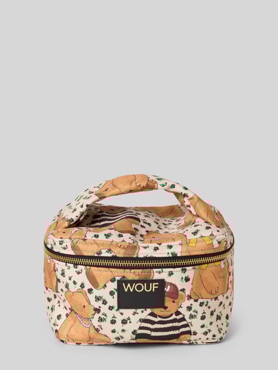 WOUF Make-uptasje met draagband Beige - 1