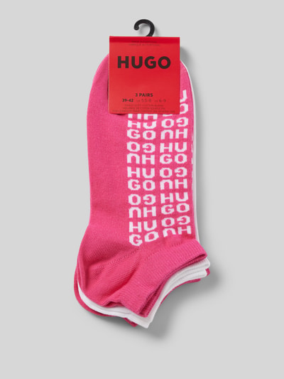 HUGO Socken mit Label-Detail im 3er-Pack Pink 3