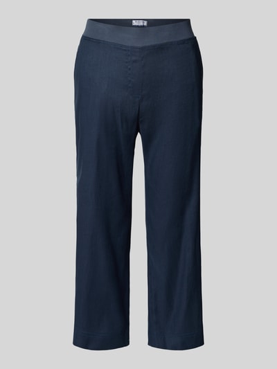 Raphaela By Brax Broek met verkorte pasvorm en elastische band Marineblauw - 2