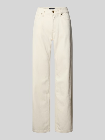Productfoto, lichtbeige loose fit jeans uit mix van katoen en lyocell, model 'NICKY' van Pepe Jeans, dames loose fit jeans van Pepe Jeans