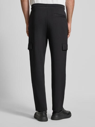 HUGO Regular Fit Sweatpants aus Baumwoll-Mix Modell 'DANOVOPAN' Black 5