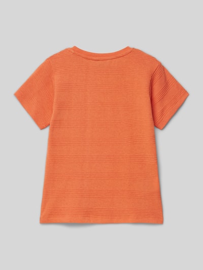 Mayoral T-shirt met labelmotief Oranje - 3