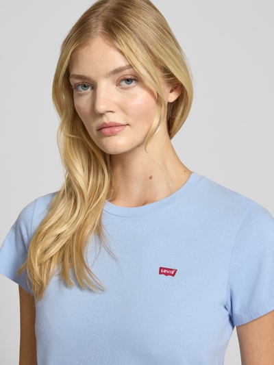 Levi's® T-shirt z wyhaftowanym logo Błękitny 3