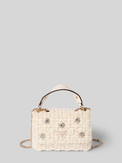 Guess Crossbody Bag mit Woll-Anteil Modell 'Everlee' Ecru 2