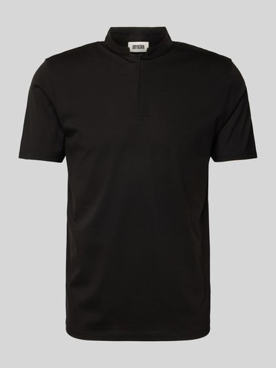 Drykorn Poloshirt mit Stehkragen Modell 'LOUIS 10' Black 2