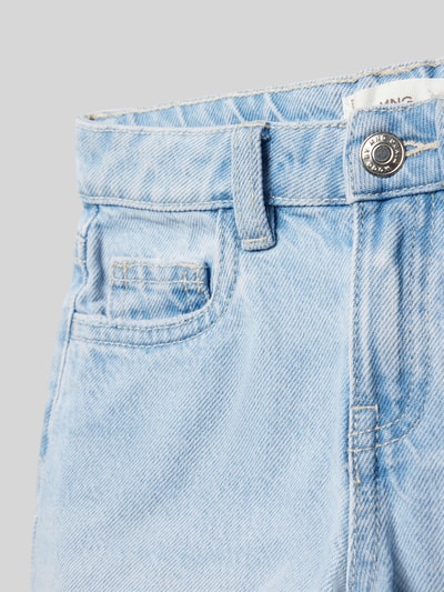 Mango Regular Fit Jeansshorts im 5-Pocket-Design Modell 'isa' Hellblau 2