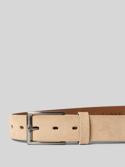 Lloyd Men's Belts Leren riem met doornsluiting Zand - 2