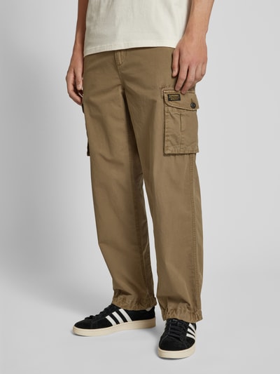 Superdry Regular Fit Cargohose mit Eingrifftaschen Camel 4