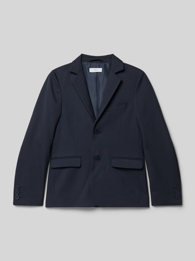 MANGO Regular Fit Blazer mit Viskose-Anteil Modell 'Rai' Marine 1