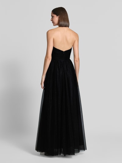 Mascara Abendkleid mit Herz-Ausschnitt und Schal Black 5