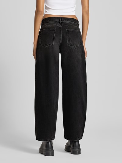 Only Loose Fit Jeans aus reiner Baumwolle Modell 'GIANNA' Black 5