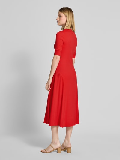 Christian Berg Woman Polojurk met drukknoopsluiting Lichtrood - 5