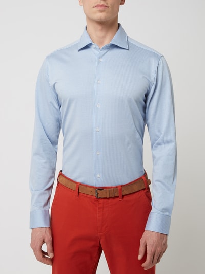 SEIDENSTICKER REGULAR FIT Regular Fit Business-Hemd aus Jersey Bleu 4